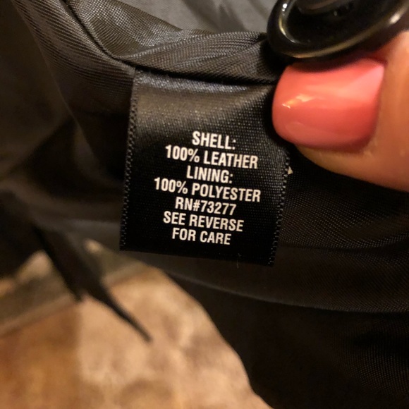 Apt. 9 Black leather coat/blazer - Picture 4 of 6